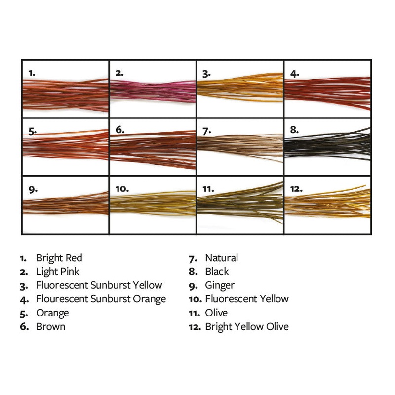 Fulling Mill Stripped Peacock Quills