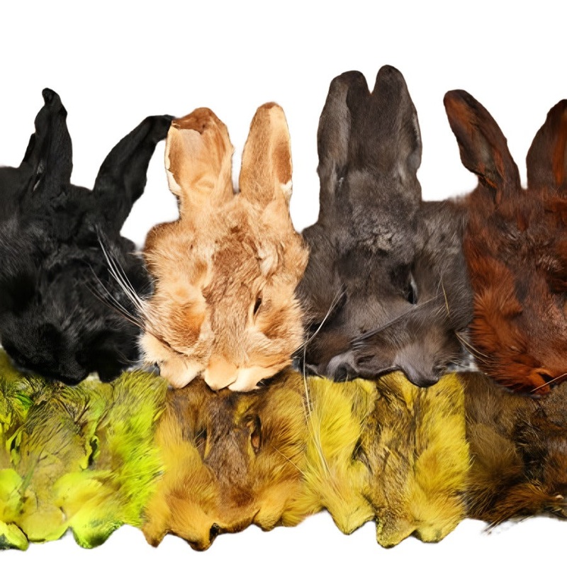 Hareline Dyed Full Hare's Mask