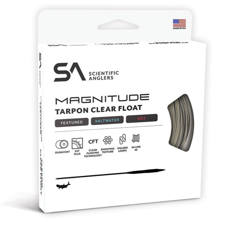 SA Magnitude Textured Tarpon Clear Tip Floating Tropical Fly Line