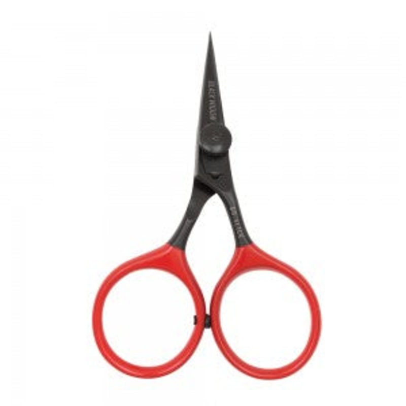 Dr. Slick Black Widow All Purpose Scissor 4.5" Curved Bent Shaft