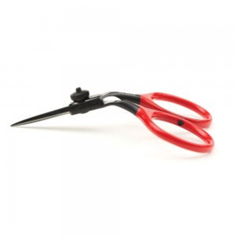 Dr. Slick Black Widow All Purpose Scissor 4" Curved Bent Shaft