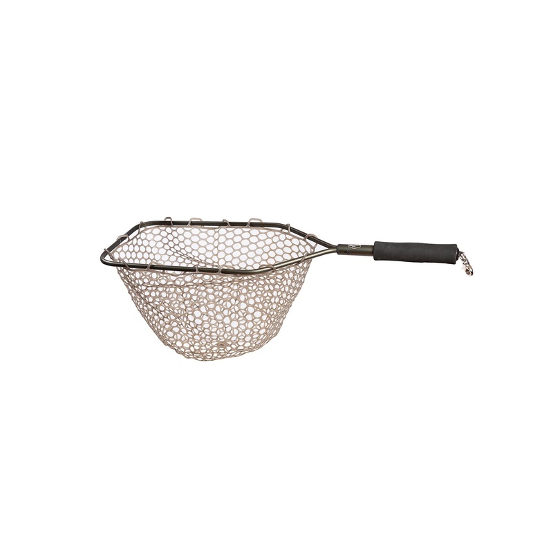 Aluminum Catch and Release Net, 15" with Camo Ghost Netting