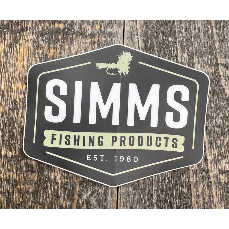 Simms Fly Patch Sticker