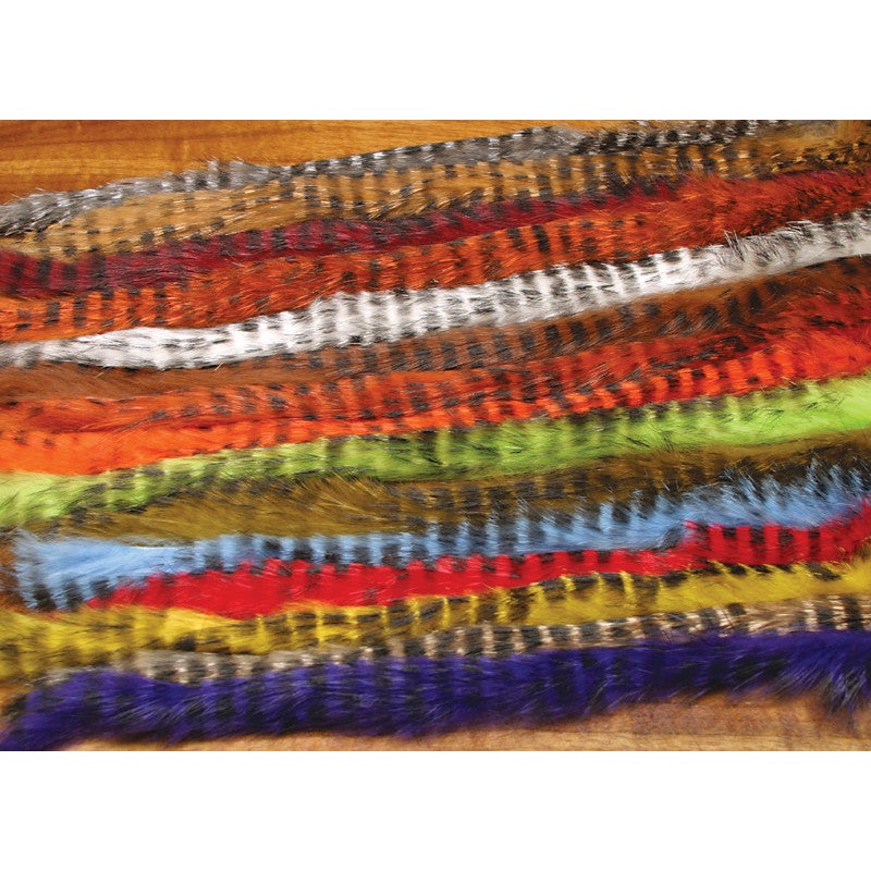 Hareline Dubbin Tiger Barred Rabbit Strips 1/8"
