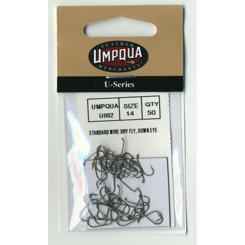 Umpqua U002 Dry Fly U-Series Hook 50 Pack