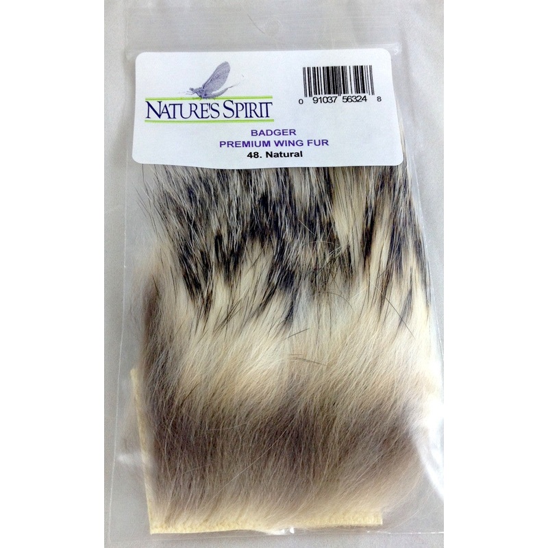 Nature's Spirit Badger Premium Wing Fur