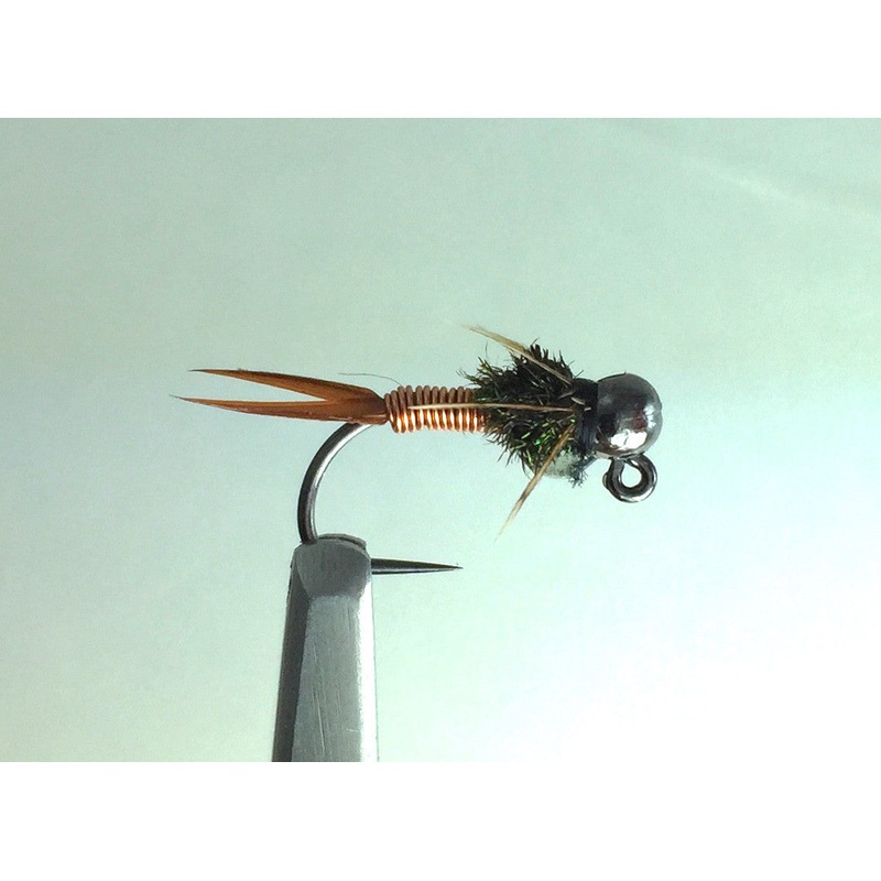 Tungsten Jig Copper John Nymph 14