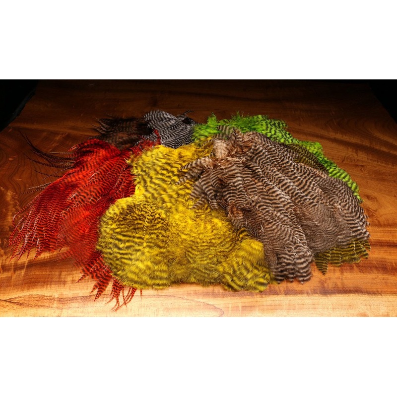 Hareline Grizzly Soft Hackle Marabou Patch
