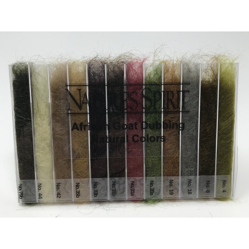 Nature's Spirit African Goat Dubbing Dispenser- 12 Natural Shades
