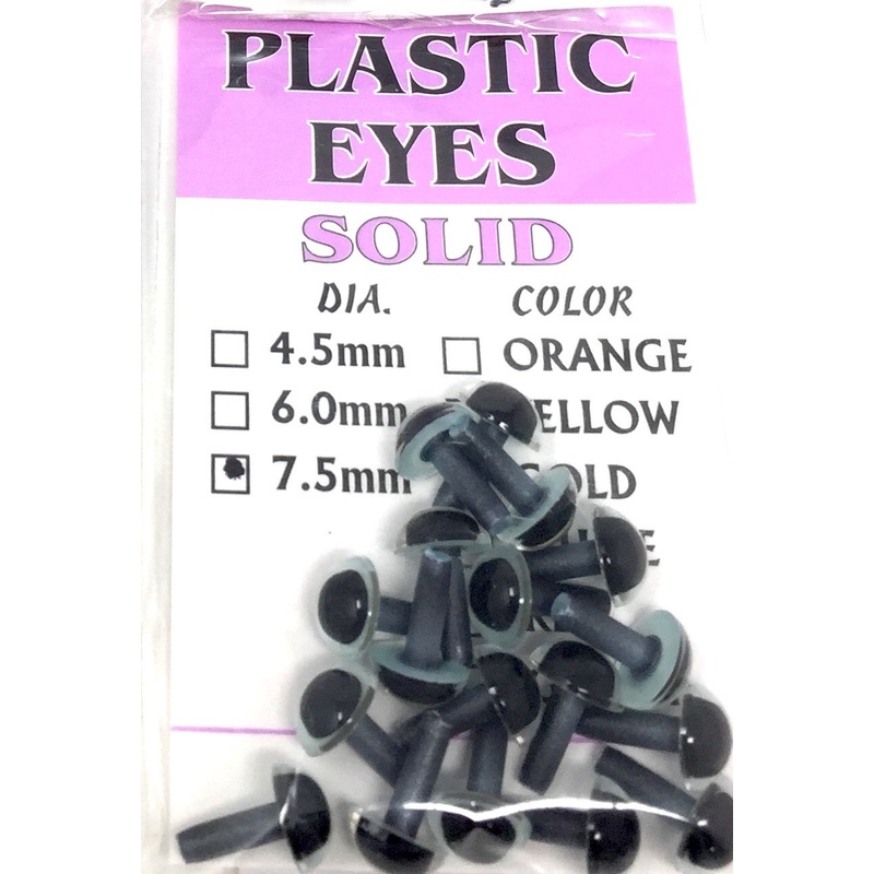 Wapsi Solid Plastic Eyes