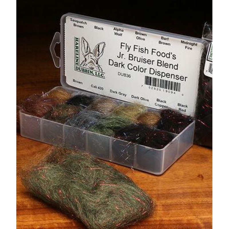 Fly Fish Food's Jr Bruiser Blend Dark Color Dispenser