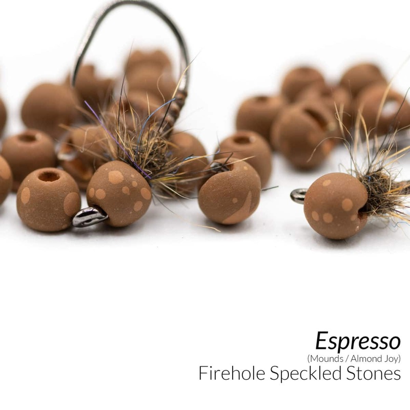 Firehole Round Speckled Tungsten Stones