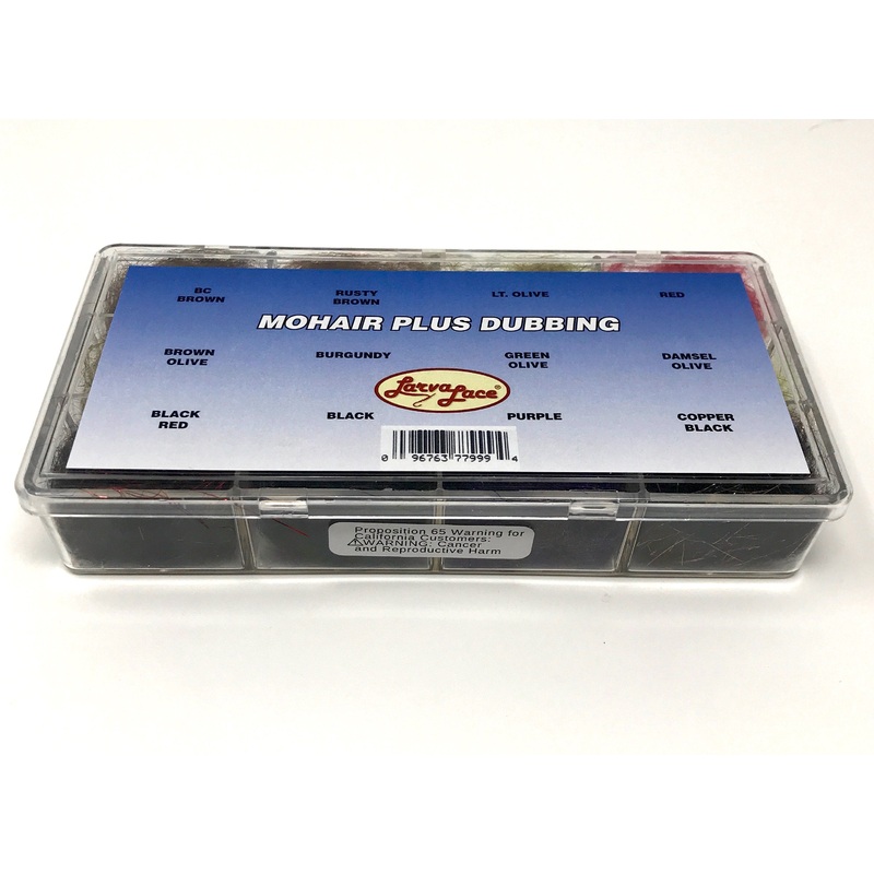 Larva Lace Mohair Plus Dubbing Box