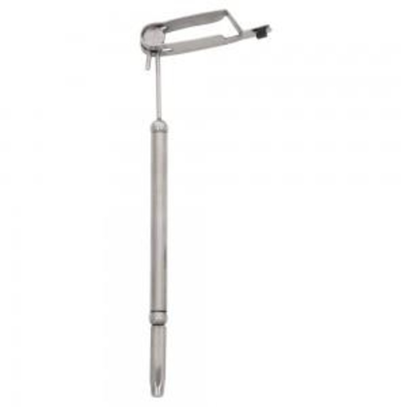 Dr. Slick Rotary Hackle Plier Large w/ Half Hitch Tool - Stainless Steel