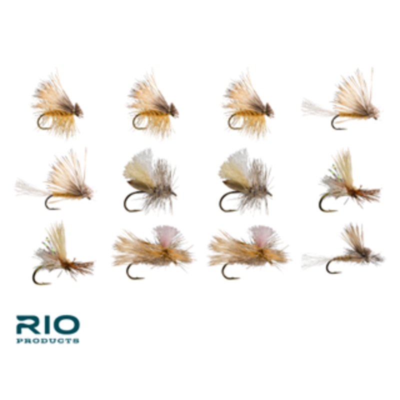 RIO Tan Caddis Dry Assortment