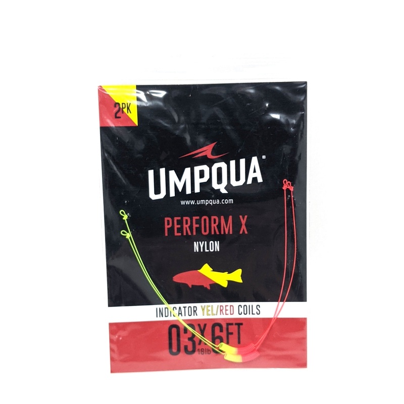 Umpqua Indicator Coil 6' Yellow/Red 03X (2 pk)