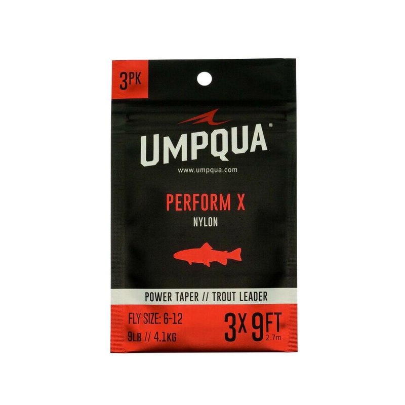 Umpqua Perform X Power Leader 7.5' (3 pk)