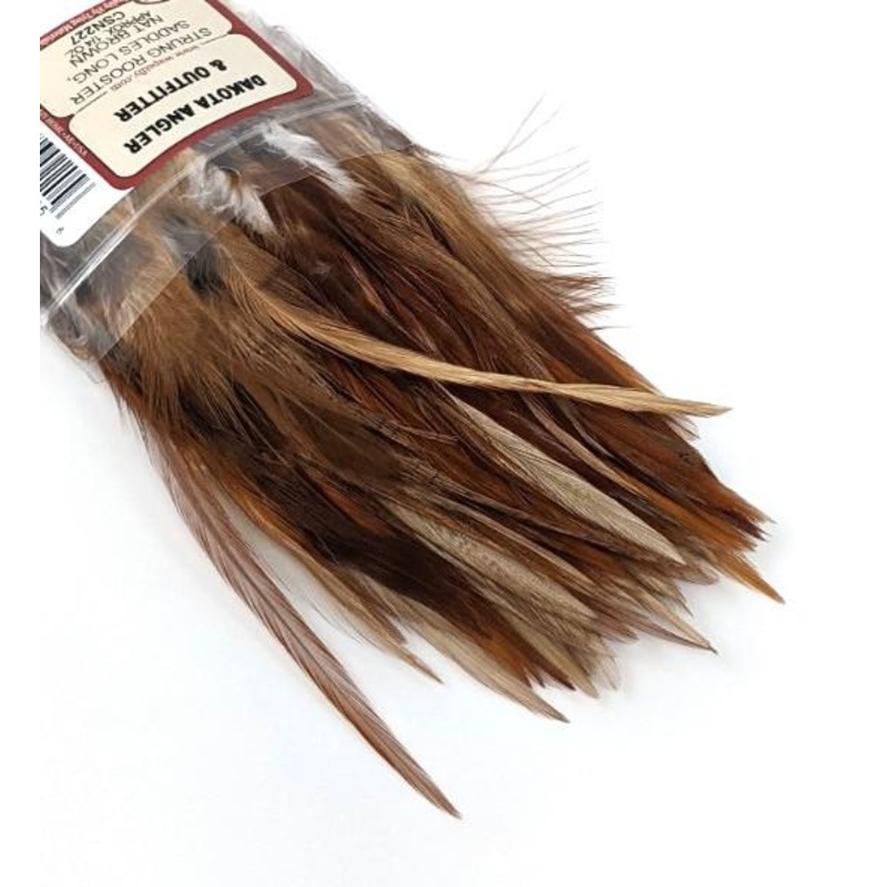 Wapsi Strung Saddle Hackle 1/4 oz. Dyed Over Natural