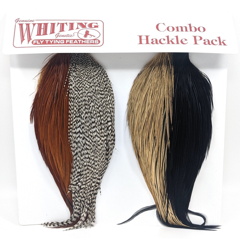 Whiting Farms Introductory Hackle Pack - Four 1/2 Capes