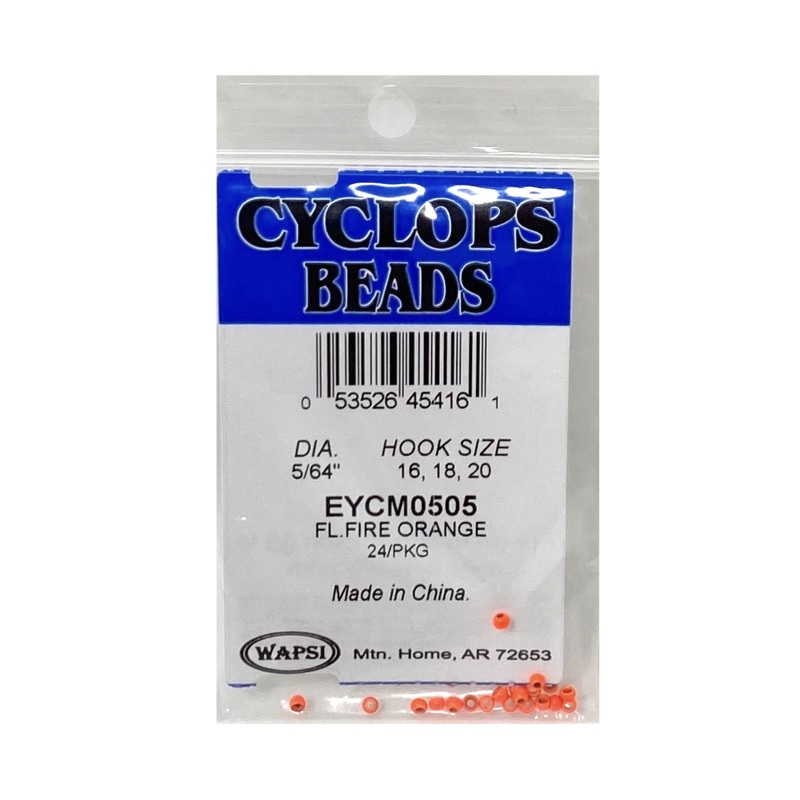 Wapsi Cyclops Bead Fl. Fire Orange