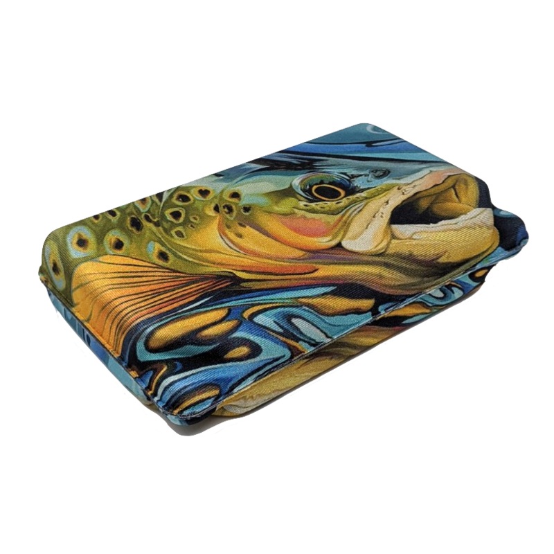 Large Lycra Covered Trout Design Fly Box