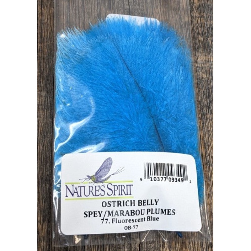 Nature's Spirit Ostrich Spey Plume - 12 Select Plumes