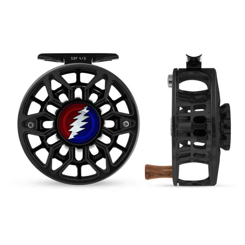 Abel SDF Reel - Grateful Dead Bolt - Black Ported 4/5
