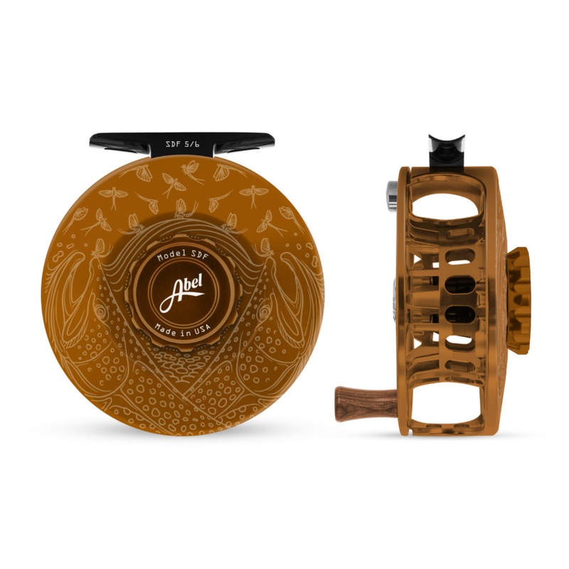 Abel SDF Reel - Underwood Mayfly Flurry - Bronze 5/6