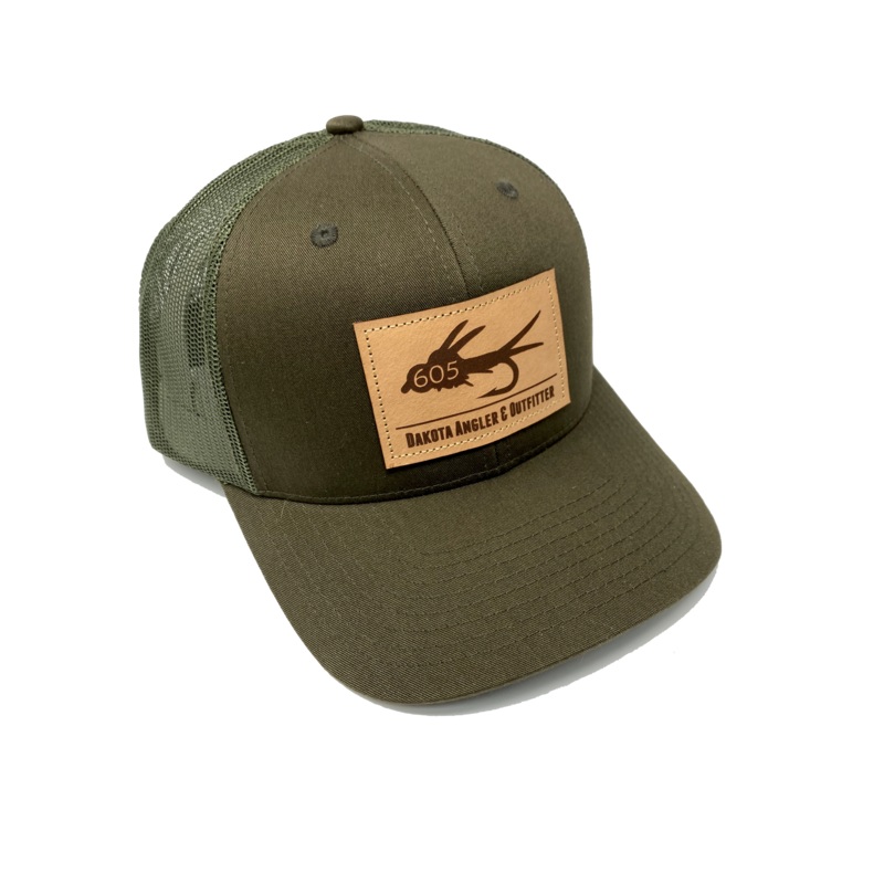 605 Fly Leather Patch Cap