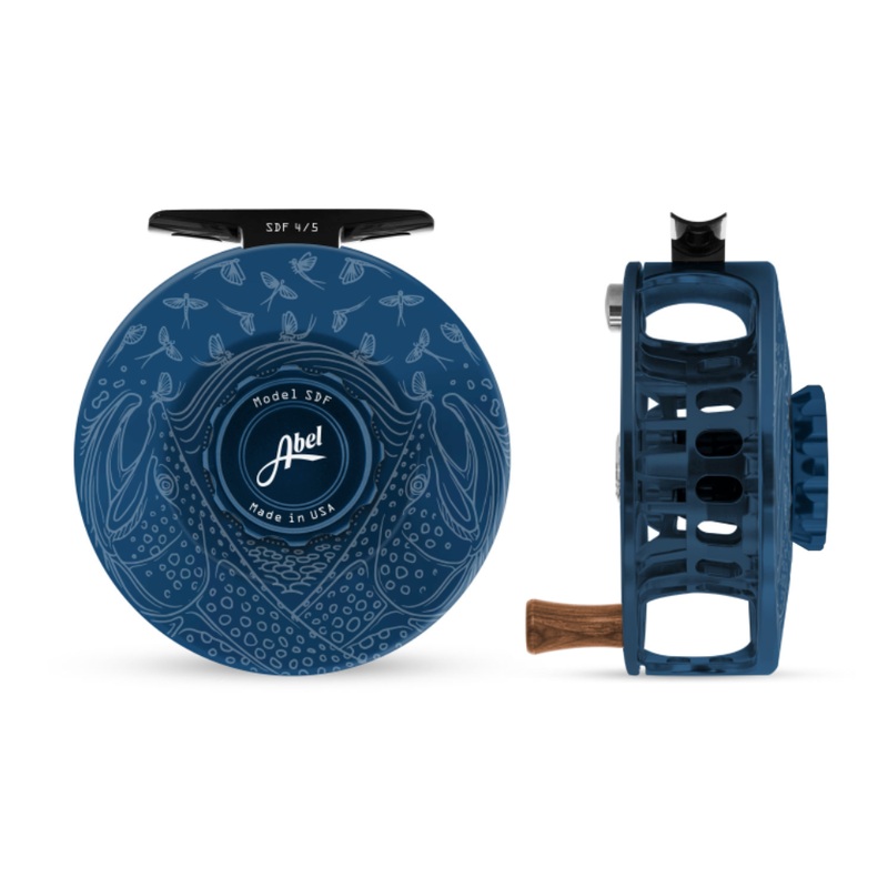Abel SDF Reel - Underwood Mayfly Flurry - Deep Blue 4/5