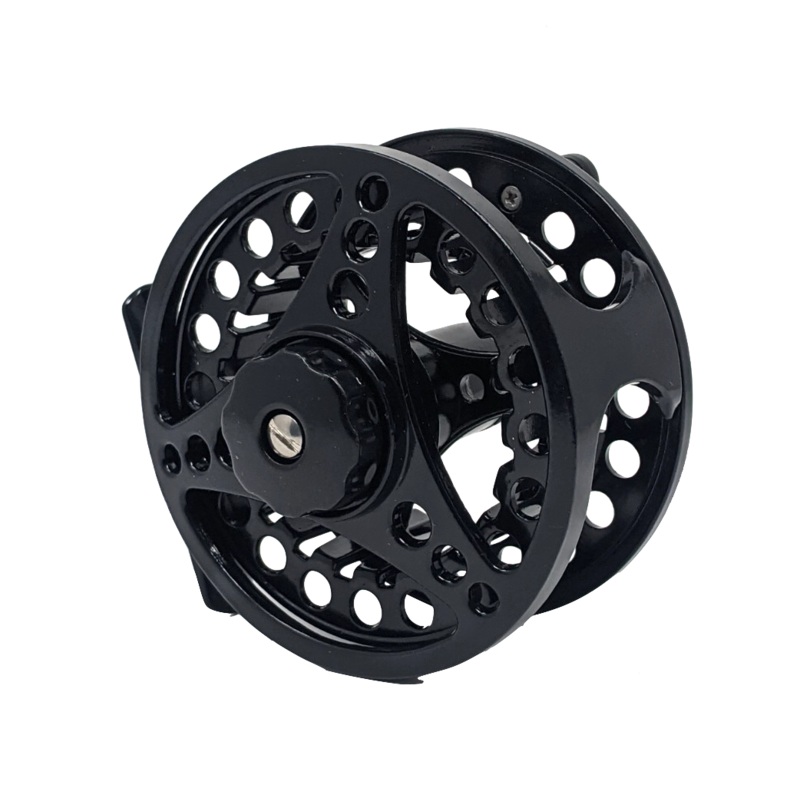 Rudder Sports Fly Reel Black 5/6