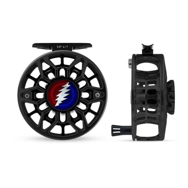 Abel SDF Reel - Grateful Dead Bolt - Black Ported 6/7