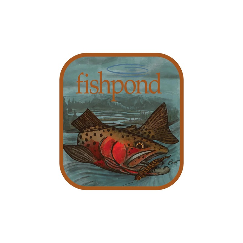 Fishpond Drop Off Sticker 5"