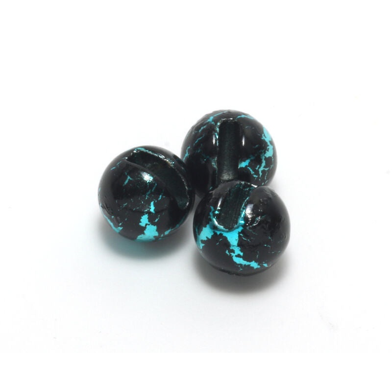 Hareline Crackle Slotted Tungsten Beads
