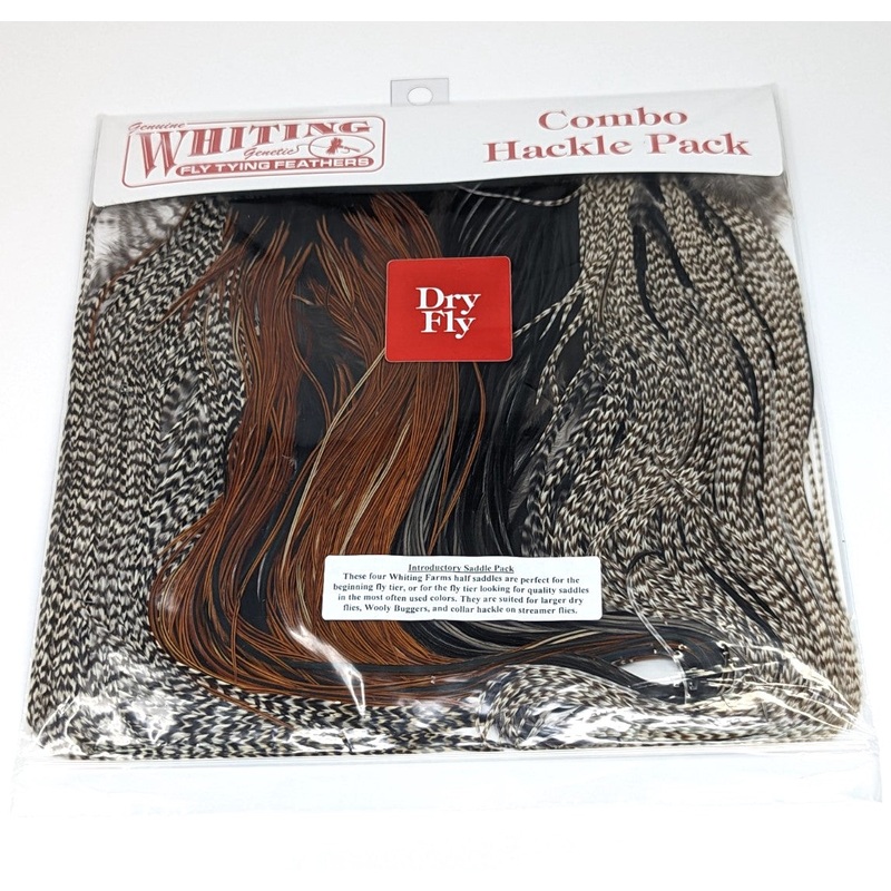 Whiting Farms Introductory Hackle Pack - Four 1/2 Saddles