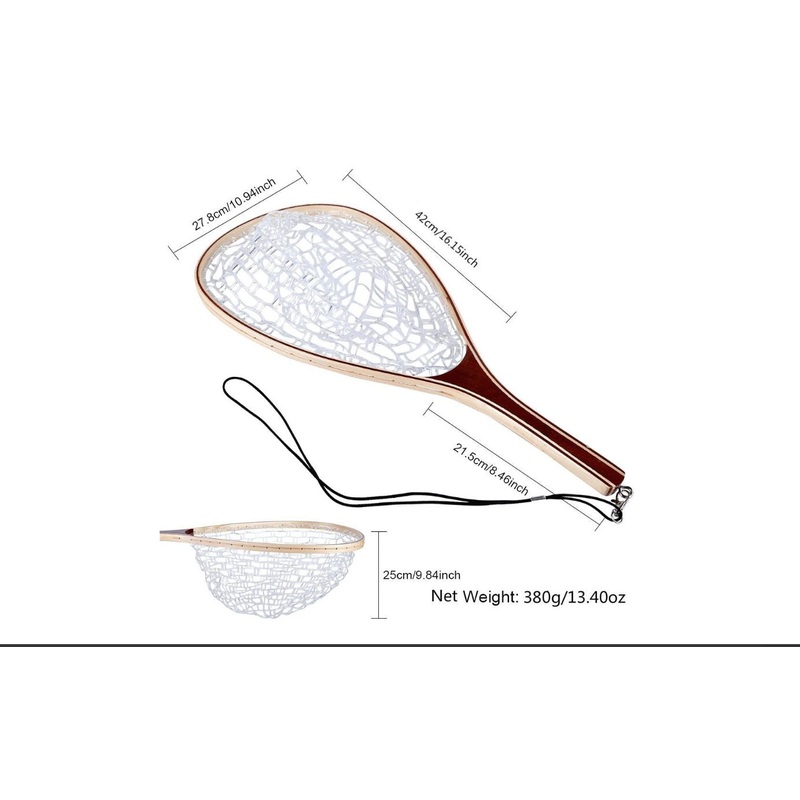 Rudder Sports Wooden Trout Net