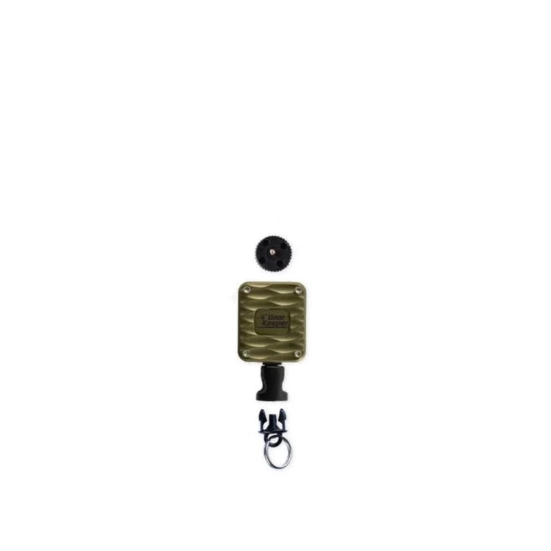 Gear Keeper Aluminum Micro Retractor Super Zinger Threaded Stud Mount