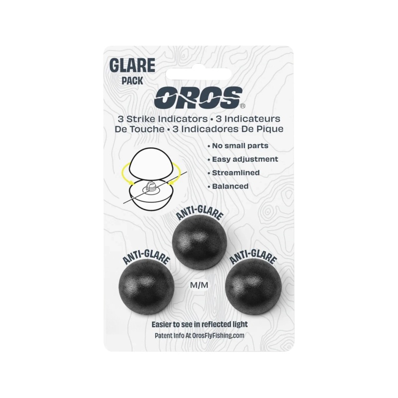 Oros Strike Indicator 3-pack Black- Medium