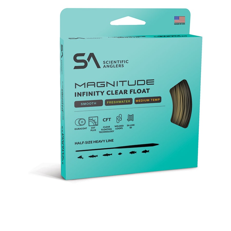 Scientific Anglers Magnitude Smooth Infinity 10' Clear Float Tip Fly Line