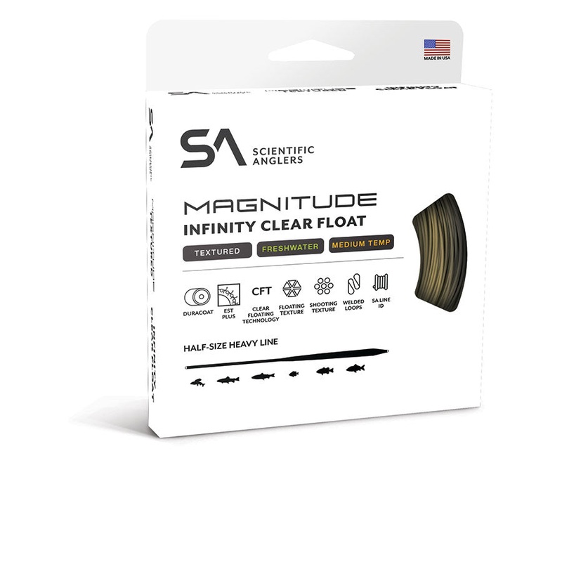 Scientific Anglers Magnitude Textured Infinity 10' Clear Float Tip Fly Line