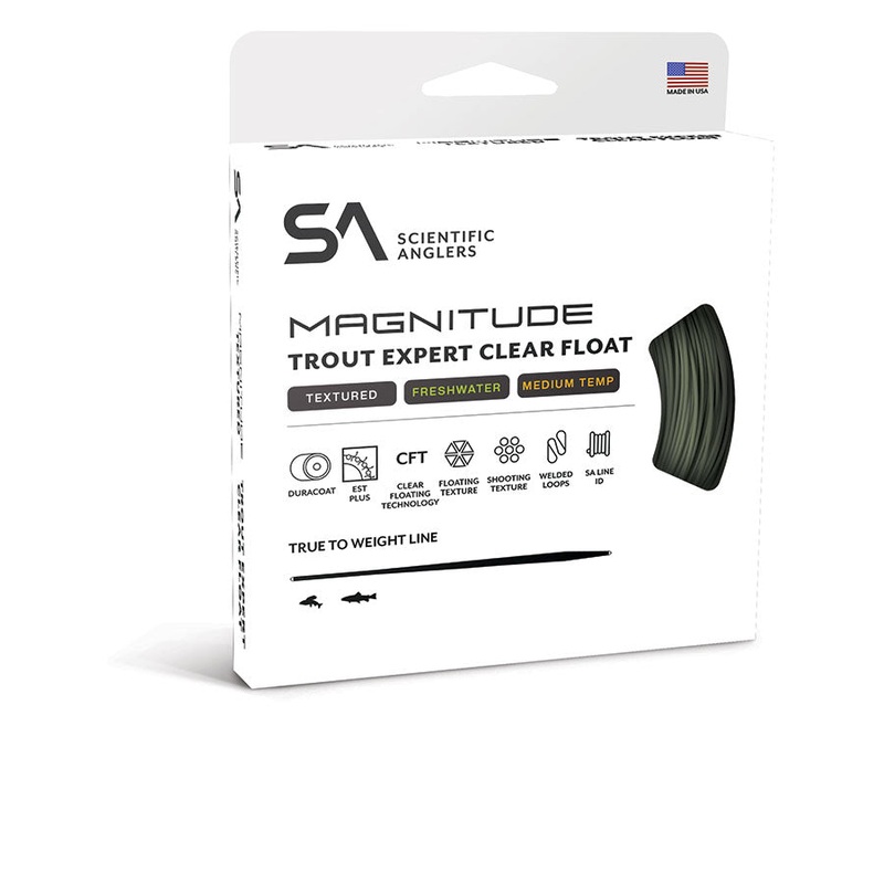 Scientific Anglers Magnitude Textured Trout Expert 10' Clear Float Tip Fly Line