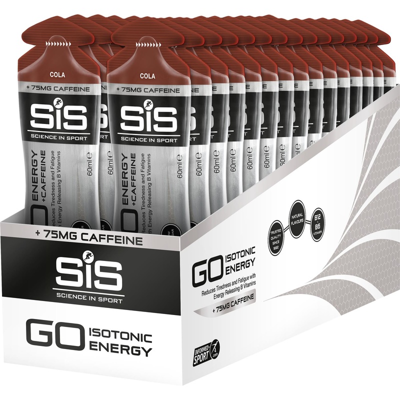 Science In Sport GO Energy + Caffeine Gel Cola 60 ml Tube - Box of 30