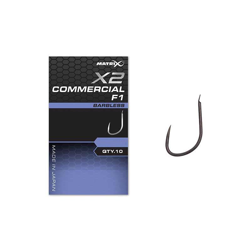 Matrix X2 Commercial F1 Hook - Spade Barbless