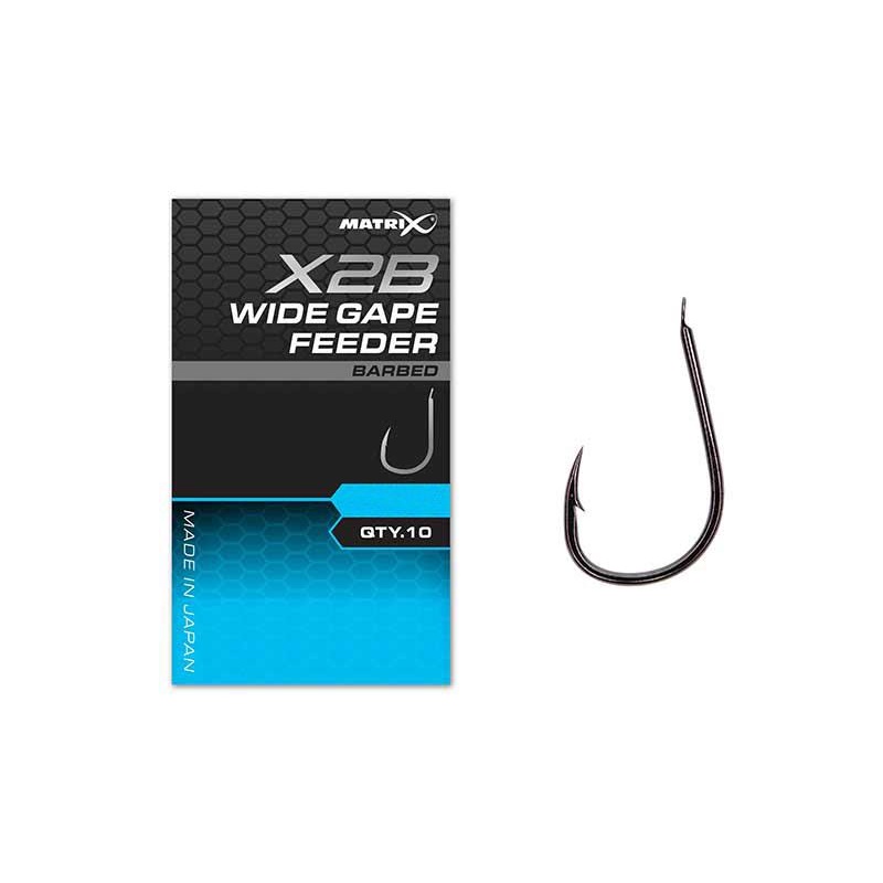 Matrix X2B Wide Gape Feeder Hook - Spade Barbed