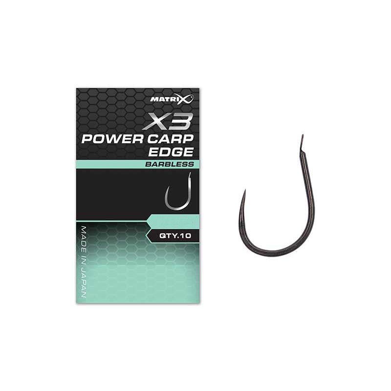 Matrix X3 Power Carp Edge Hook - Spade Barbless