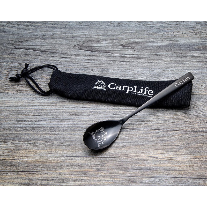 CarpLife Black Etched Spoon