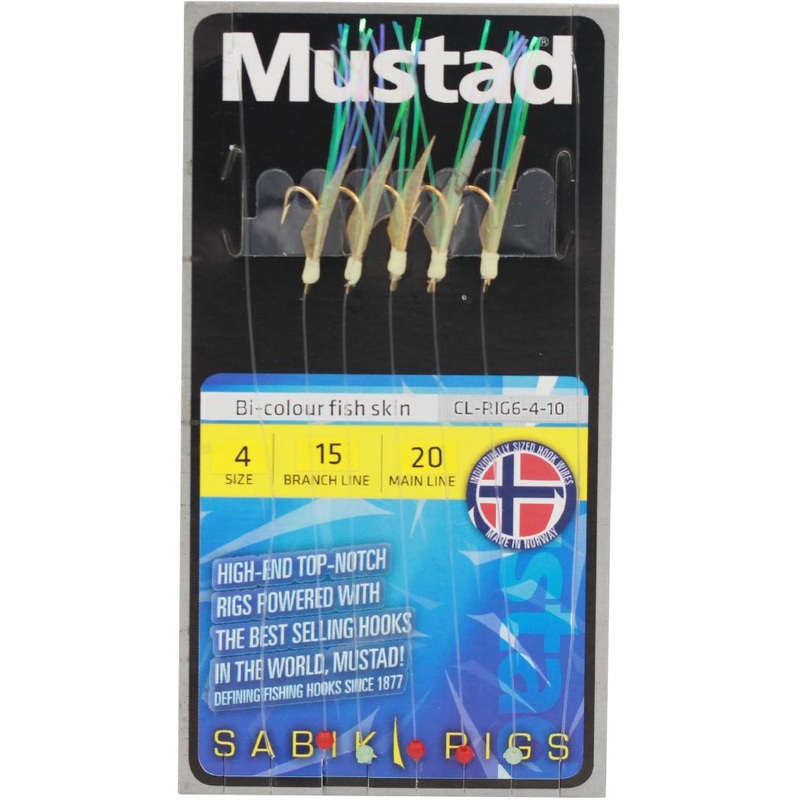 Mustad Bi-Colour Fish Skin