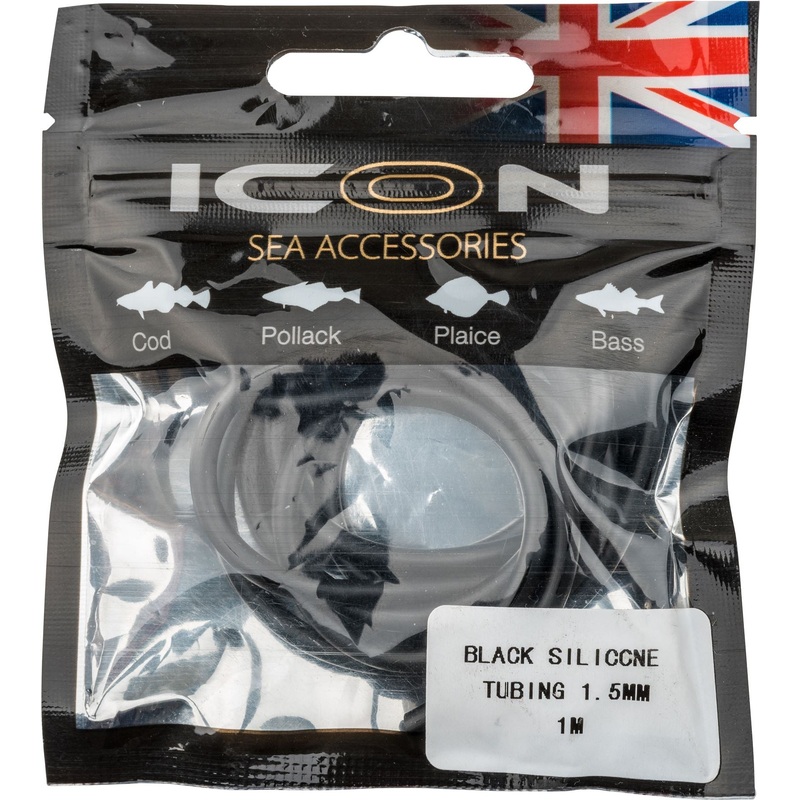 Leeda ICON Black Silicone Tubing 1.5mm