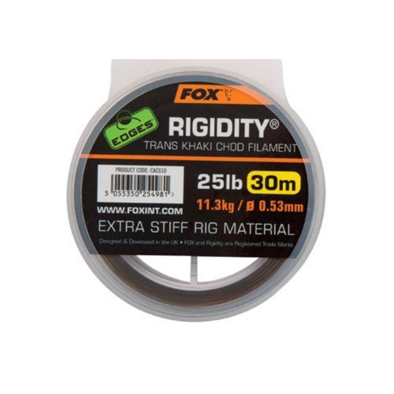 Fox Edges Rigidity Chod Filament