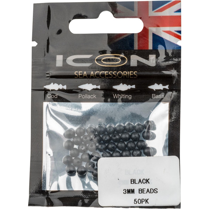 Leeda ICON Black Beads